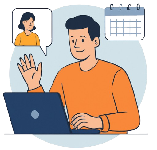 Web Conference Illustration